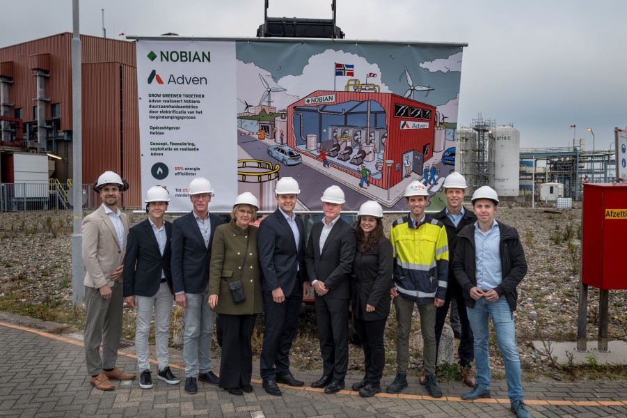 Nobian and Adven cooperate to build a new electric caustic soda production facility in Delfzijl